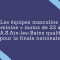 Les équipes masculine et féminine « moins de 23 ans » de l’A.S.Aix-les-Bains qualifiées pour la finale nationale